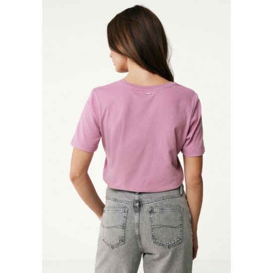 T-shirt Sequins Slim Fit Mauve