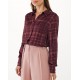 MEXX Satin printed check blouse MEXX Satin printed check blouse