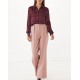 MEXX Satin printed check blouse MEXX Satin printed check blouse