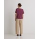 Μπορντό κοντομάνικο μπλουζάκι