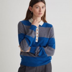 ΜΠΛΕ ΓΚΡΙ ΡΙΓΕ ΠΟΥΛΟΒΕΡ ΜΕ ΠΟΛΟ ΓΙΑΚΑ