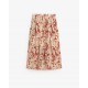Αέρινη φούστα από σιφόν με λουλούδια