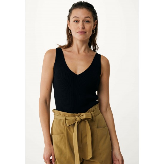 Top Regular Fit Knit Μαύρο Top Regular Fit Knit Μαύρο