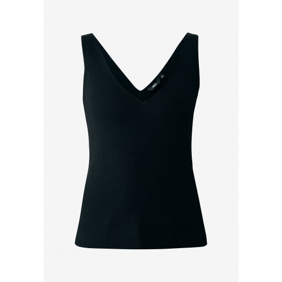 Top Regular Fit Knit Μαύρο Top Regular Fit Knit Μαύρο