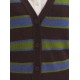 Ριγέ μάλλινη ζακέτα