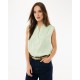 MEXX VIOLET Satin blouse Light Green