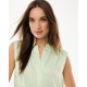 MEXX VIOLET Satin blouse Light Green