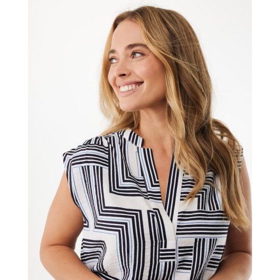 ΜΠΛΟΥΖΑ MEXX MULTICOLOR STRIPES WHITE MEXX