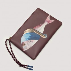 Τσάντα με τυπωμένο λουράκι