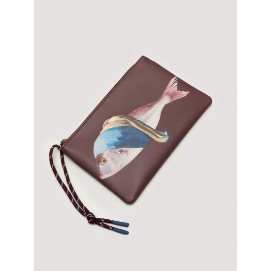 Τσάντα με τυπωμένο λουράκι