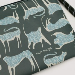 Τσάντα με τυπωμένο λουράκι