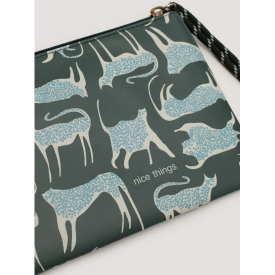 Τσάντα με τυπωμένο λουράκι