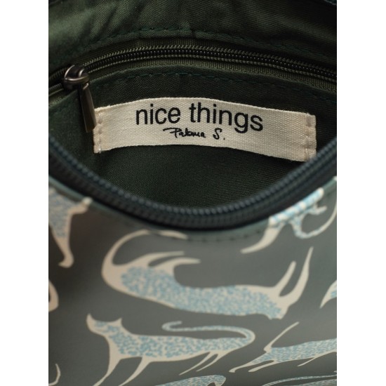 Τσάντα με τυπωμένο λουράκι