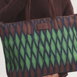 Τσάντα tote από νάιλον με εκτύπωση