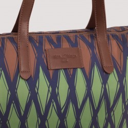 Τσάντα tote από νάιλον με εκτύπωση