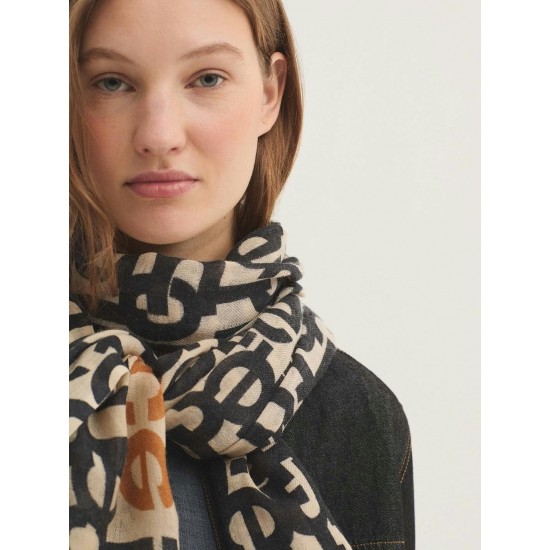 Φουλάρι Typography print