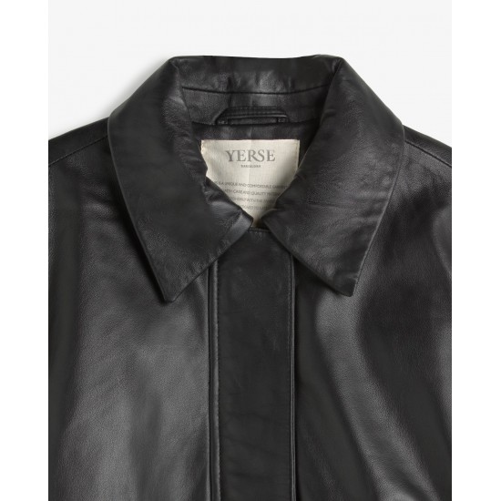 ΔΕΡΜΑΤΙΝΟ ΜΠΟΥΦΑΝ ΤΥΠΟΥ BOMBER