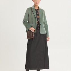 Εφαρμοστό κοτλέ σακάκι