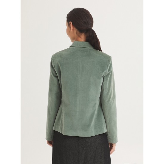 Εφαρμοστό κοτλέ σακάκι