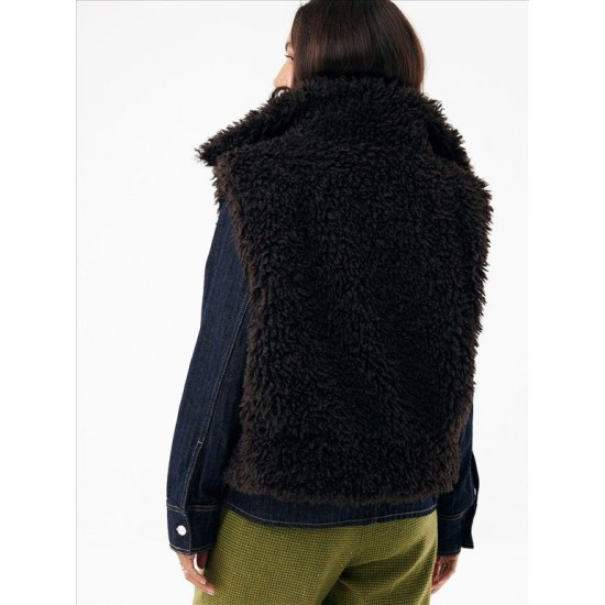 Γυναικείο αμάνικο μπουφάν Mexx MF006801763W 191314 Dark Brown