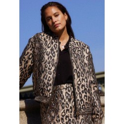 Bomber Leopard Jacquard Brown