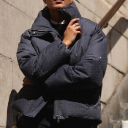 Μπουφάν Puffer Ανθρακί