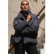 Μπουφάν Puffer Ανθρακί