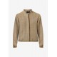 Σακάκι μπουφάν Bomber Oversized από τουίντ σε χρώμα Taupe