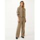 Σακάκι μπουφάν Bomber Oversized από τουίντ σε χρώμα Taupe