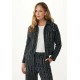 Tweed Jacket Sequins Black Tweed Jacket Sequins Black