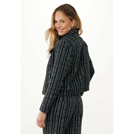Tweed Jacket Sequins Black Tweed Jacket Sequins Black