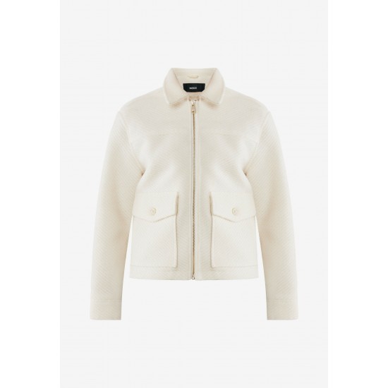 Felted Jacket Cream Felted Jacket Cream