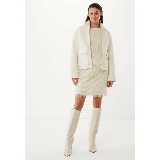 Felted Jacket Cream Felted Jacket Cream