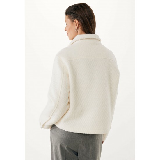 Felted Jacket Cream Felted Jacket Cream