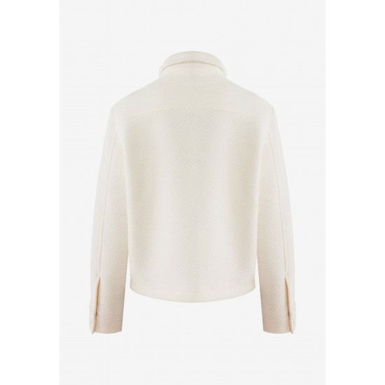 Felted Jacket Cream Felted Jacket Cream