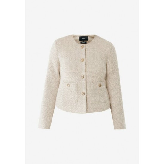 Tweed Jacket Cream Tweed Jacket Cream