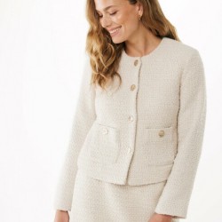 Tweed Jacket Cream