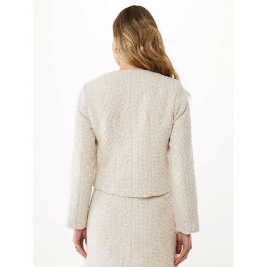 Tweed Jacket Cream Tweed Jacket Cream