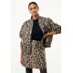 Bomber Leopard Jacquard Brown Bomber Leopard Jacquard Brown