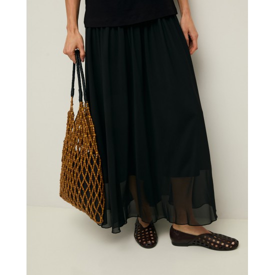 Φόρεμα καμιζόλας συνδυασμός υφασμάτων
