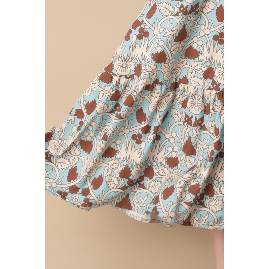 Lucia Dress Ment brown BeeMe Lucia Dress Ment brown BeeMe