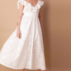LUISA DRESS WHITE