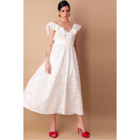 LUISA DRESS WHITE LUISA DRESS WHITE