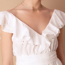 LUISA DRESS WHITE