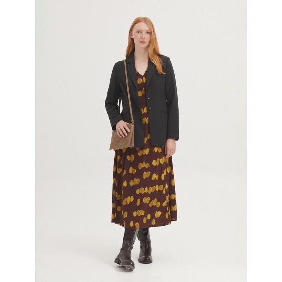 Φόρεμα με στάμπα τουλίπες