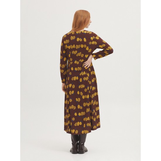 Φόρεμα με στάμπα τουλίπες