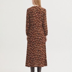 Λεοπάρ μάξι φόρεμα