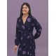 Nice Thinks Shaded Flower Print Long Sarong Dress