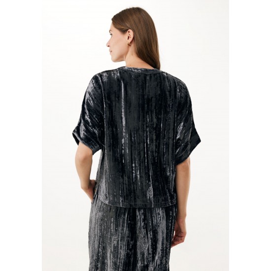 Γκρι τοπ σε βελούδο