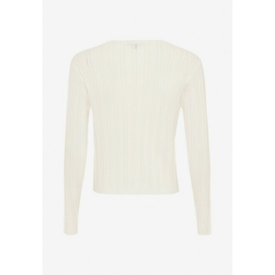 Ζακέτα Peony Ajour Off White